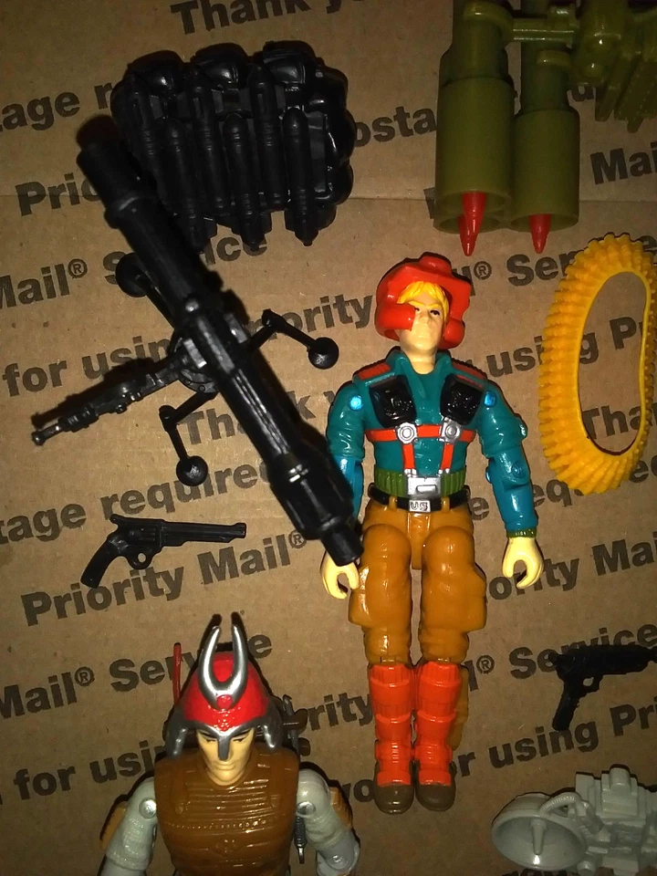 GI JOE ARAH 1988-1989 LOTE 3,75" CON BUDO, BACKBLAST, CENTRO DE LA CIUDAD, ¡SCOOP COMPLETO/CERCA! Foto 2 de 4