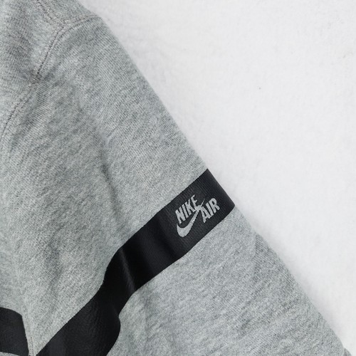 Nike Pullover Herren Large grau Air Picot V3 Kurzarm Side Zip Hoodie Pulli - Bild 3 von 15