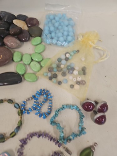 Naturstein Mineralien Kristalle und Schmuck Konvolut. ML4 - Bild 5 von 15