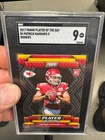 2017 Panini Player of the day #R4 Patrick Mahomes Rookie SGC 9