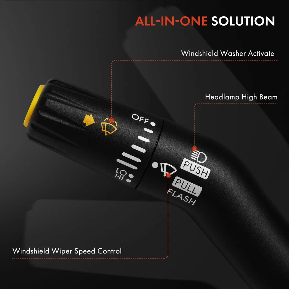 Interruptor de señal de giro multifunción para Freightliner M2 106 03-11 M2 112 Thomas Foto 3 de 4