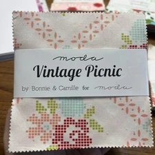Vintage Picnic by Bonnie & Camille for Moda 5" x 5" 42 Piece Charm Pack Multi