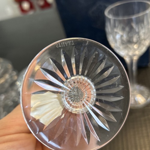 SET OF 2 STUART SHAFTESBURY CRYSTAL WHITE WINE GLASSES 7.5” L/S 30706/006 - Picture 9 of 12