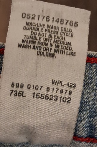 Women's Levis Strauss Blue Jeans Relaxed Boot Cut 550 Size 10 Medium - Picture 6 of 6