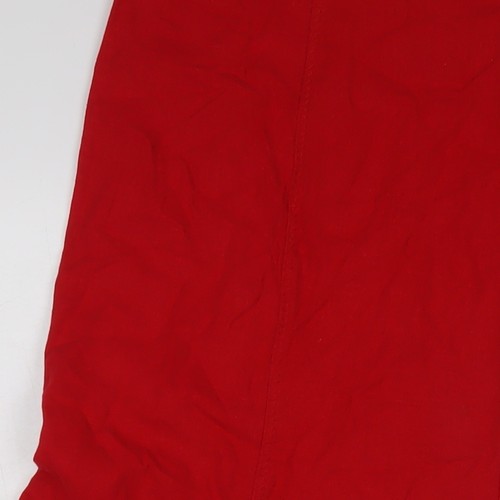 M&Co Women's Red Linen Skirt Size 20 - Picture 7 of 12