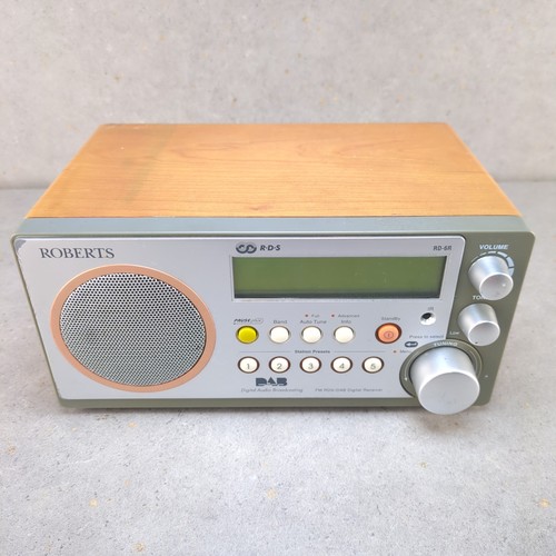 Roberts Gemini 6 RD-6R DAB/FM RDS Digitalradio - Teak & Silber (LESEN)