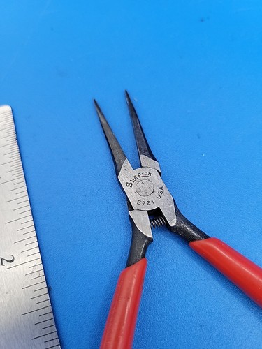 Snap-On Tools Pinze Elettroniche di Precisione Ago Naso E721 USA S-11-4 - Foto 2 di 12