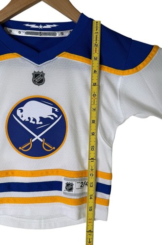 NHL Buffalo Sabers offiziell lizenziertes Hockey Trikot weiß Kleinkind Größe 2/4T - Bild 11 von 12