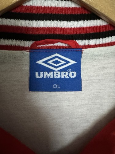 Giacca da pista vintage anni 90 Ajax Amsterdam Umbro calcio zip colorblock uomo 2XL Medium - Foto 9 di 11