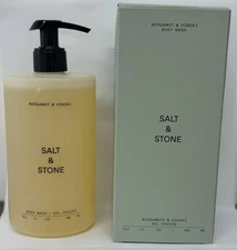 Salt & Stone Bergamot and Hinoki Body Wash 15.2 Oz New, Ships Free!