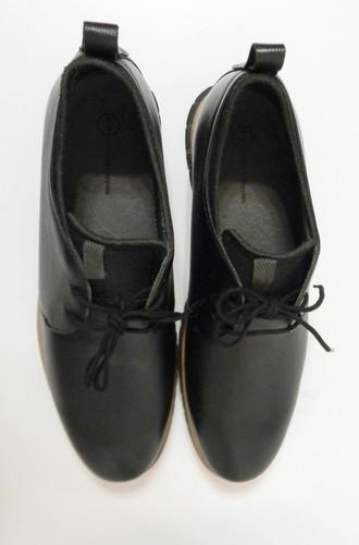 Hush Puppies Herren Colby Oxford schwarz Leder Schuhe Größe 12 - Bild 2 von 6