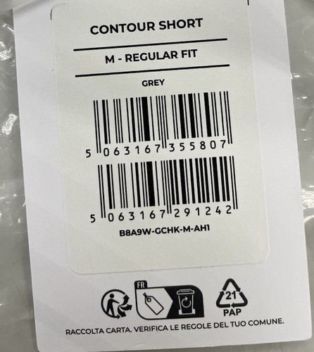 Gymshark Womens Contour Shorts Regular Fit Brushed Grey Size Medium New With Tag - Picture 4 of 7
