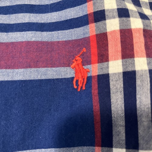 SET BESTEHEND AUS 2 POLO RALPH LAUREN JUNGEN KURZÄRMLIGEN GEKNÖPFTEN HEMD GRÖSSE LARGE (14-16) - Bild 3 von 11