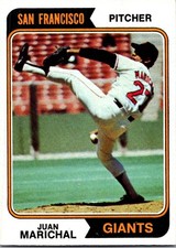 Juan Marichal 1974 Topps #330 San Francisco Giants