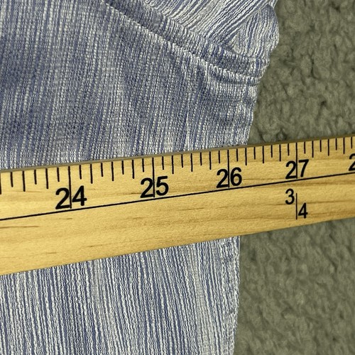 Robert Graham Men's XXL Shirt Blue Slub Textured Long Sleeve Flip Cuffs - Picture 11 of 13