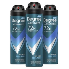 Degree Men Antiperspirant Deodorant Dry Spray Cool Rush 3 count Deodorant