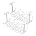  6 Sets unter Schreibtischschnurrahmen unter Schreibtischkabelregalen Kabel