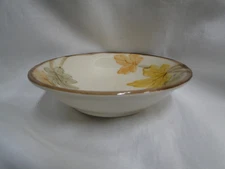 Franciscan October, USA, Fall Leaves: Fruit Bowl, 5 1/4" x 1 1/4" Tall