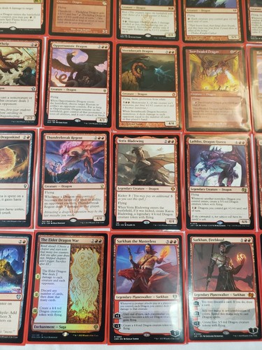Custom Commander Deck: Mono Red Dragons Lathliss, Drachenkönigin Magic 100 Karten - Bild 14 von 24