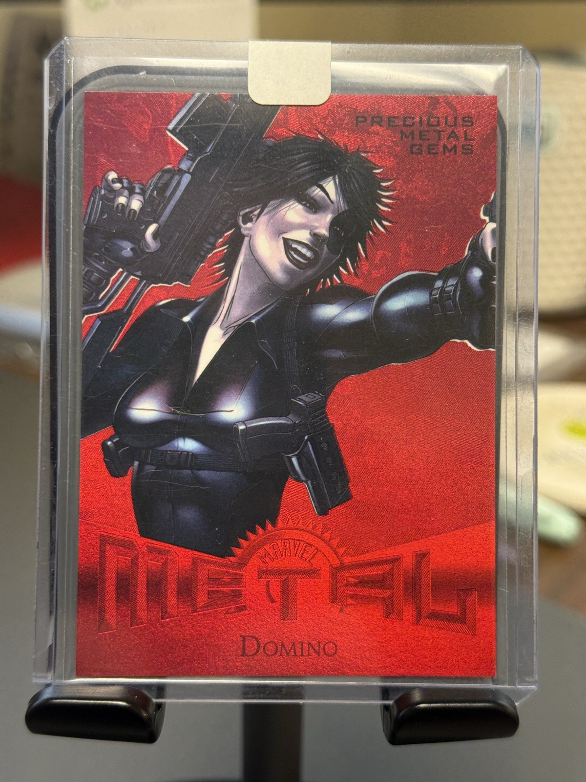 2013 Marvel Fleer Retro Domino Red PMG 46/100
