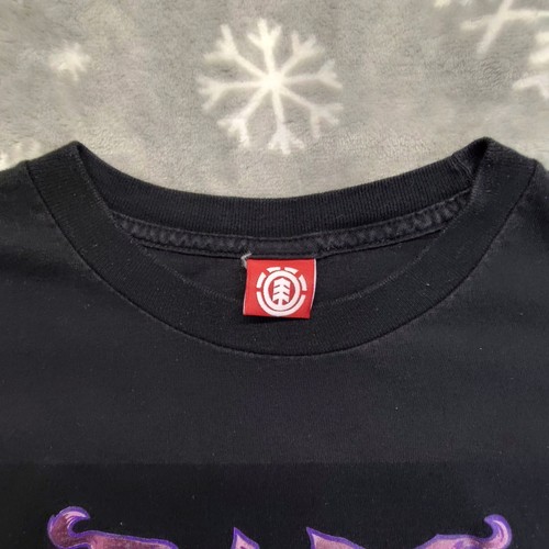 Vintage Element Skateboards Bam Margera Haggard Black Shirt Heartagram Size M - Bild 4 von 8