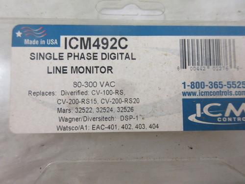 ICM492 ICM492C **MONITOR DIGITAL DE VOLTAJE DE LÍNEA MONOFÁSICO** - Imagen 3 de 7