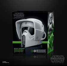 Star Wars The Black Series BIKER SCOUT Trooper Premium Helmet- SEALED