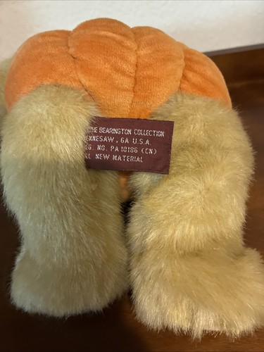 VTG Bearington Kids Izzy A. Pumpkin Teddy Bear Halloween Stuffed Animal Plush - Picture 8 of 8