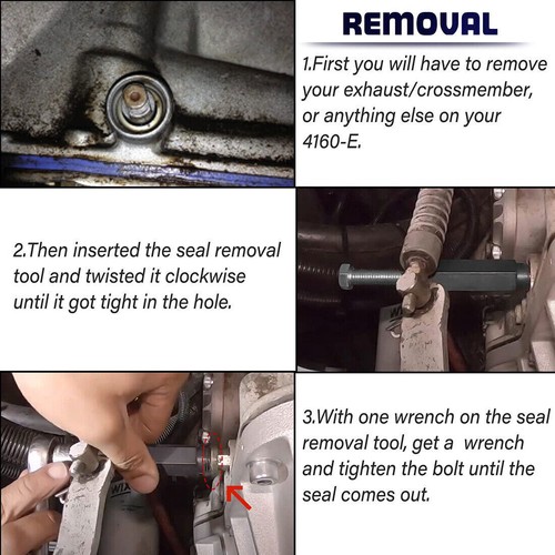 Transmission Shifter Seal Remover Install w/ Seal for Chevy GM 4L70E 4L80E 4L60E - Imagen 9 de 14