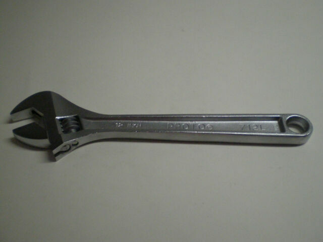 8-Inch Stanley Proto J708S Black Oxide Adjustable Wrench