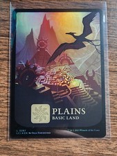 MTG [1×] Plains (287) - Full Art, Foil NM - Lost Caverns of Ixalan