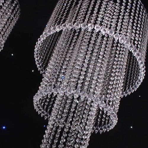 33FTx2 Garland Diamond Strand Acrylic Crystal Bead Curtain Wedding Party Decor - Picture 4 of 5