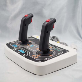 SEGA SATUEN Twin Stick Controller HSS-0151 Boxed Tested Working Japan