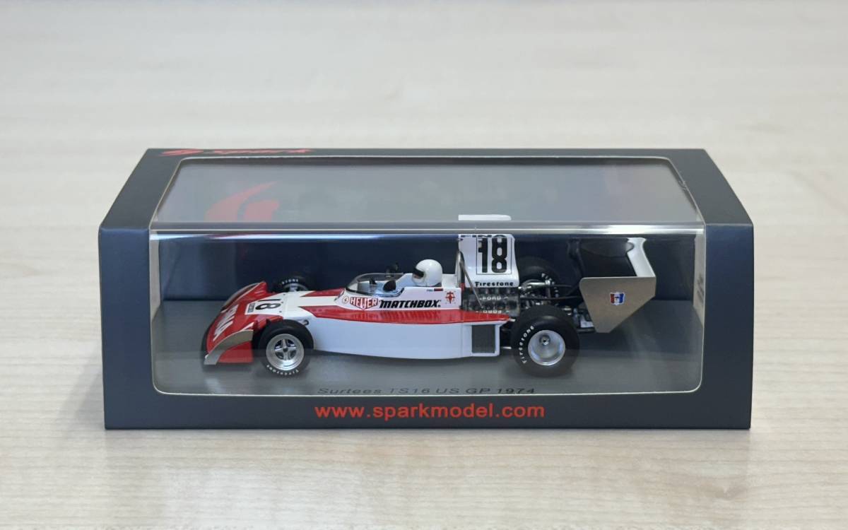 【再入荷】 Surtees Spark 1/43 Ts16 Dolhem Jose 18 Gp American F1 1974 レーシングカー