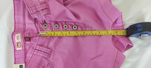 L.E.I. Women Junior Neon Purple Short Pants Size 15 High Rise 2% Spandex - Picture 6 of 11