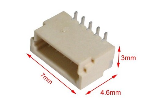 1.0mm Connector Plug Micro Mini 5Pin Wire for BeagleBone FPV Drones Board 30 Set - Picture 4 of 8