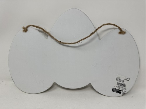 DIY Easter Eggs Sign Wooden Farmhouse Door Wall Decor Plaque 15” X 10”. New. - Picture 2 of 2