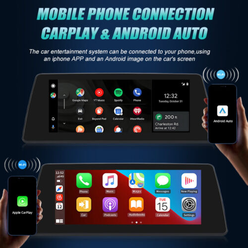 10.25'' Android 14 Autoradio Für BMW 1/2er F20 F21 F23 NBT CarPlay 32GB GPS Navi - Bild 3 von 16