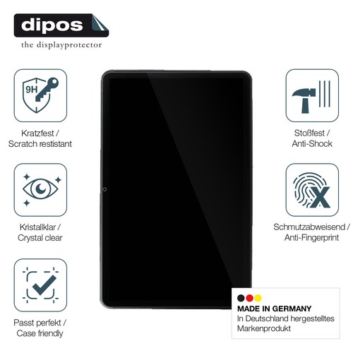2x Schutzfolie für Medion Lifetab P10752 - Anti-Shock 9H Folie dipos Glass - Photo 7/8