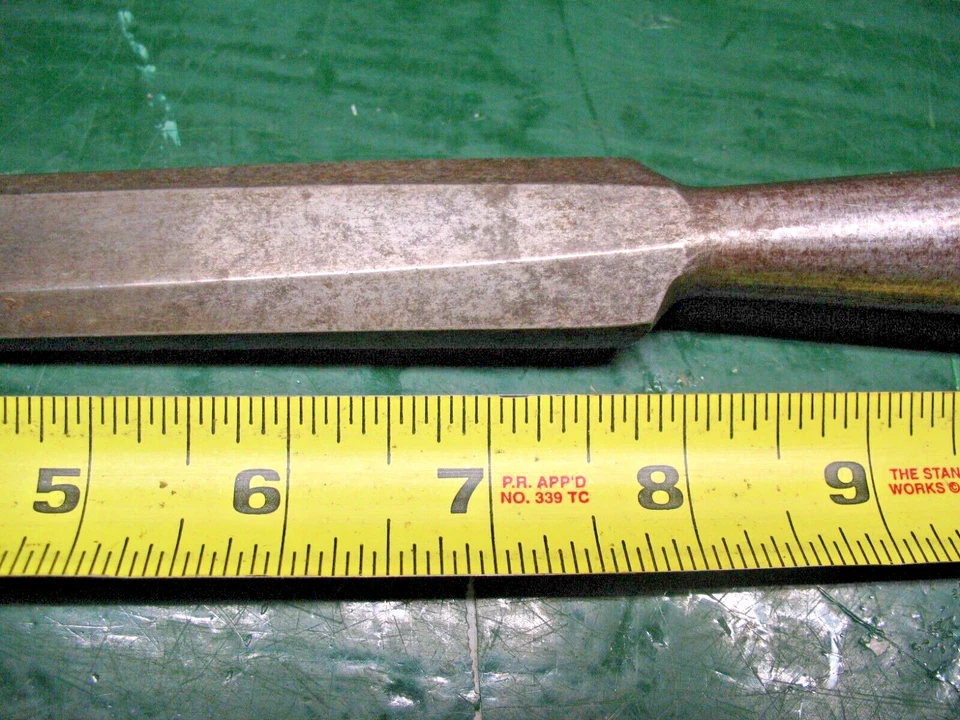 Cincel de madera Greenlee de 1"" borde biselado zócalo cuadrado 16"" logotipo temprano en general Foto 4 de 4