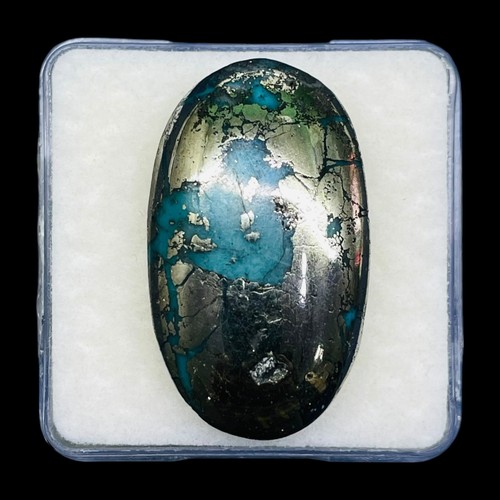 54,25 kt natürlicher Türkis 31 x 18 mm oval Top Qualität lose unbehandelt Edelstein - Bild 9 von 10