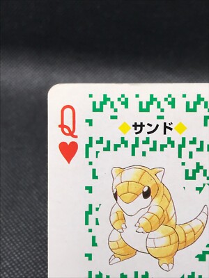 ポケモンカードゲーム POKEMON GREEN TRUMP Sandshrew POKEMON Green Trump Card TCG 1996 Nintendo Made in Japan