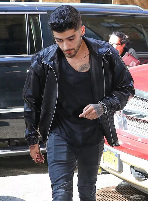 Zayn leather deals jacket