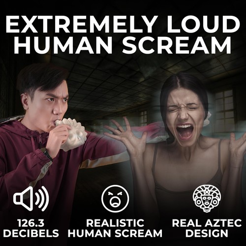 Aztec Death Whistle Loud: Screaming Aztec Death Whistle Authentic - Loudest S... - Picture 2 of 6