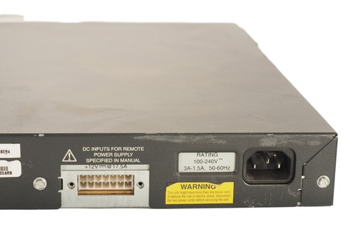 Cisco Catalyst 3750G Series WS-C3750G-48TS-S Switch One Damaged Stack Port - Picture 6 of 11