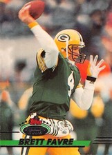 1993 Topps Stadium Club Football Brett Favre #210 NM/MT GREEN BAY PACKERS