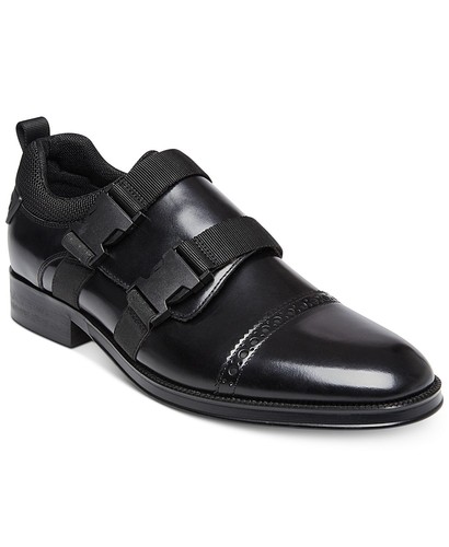 $139 Authentic Rare STEVE MADDEN Men's Double Monk Strap Shoe Loafers Shoes - Picture 2 of 7