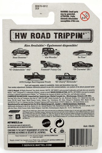 Hot Wheels 1983 Chevy Silverado Road Trippin Highway 1 - BDK78 NRFP Brown 1:64 - 第 4/4 張圖片