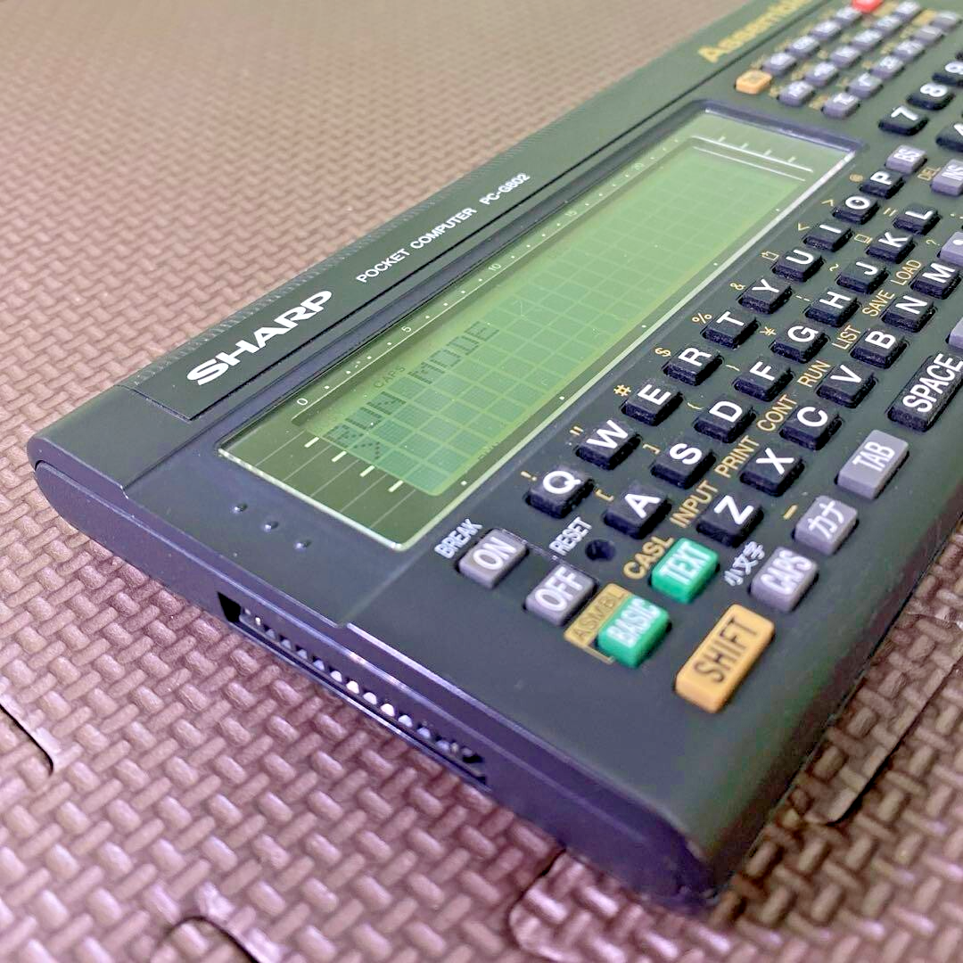 【ポケコン】PC-G802 SHARP PC-G802(ポケコン・ポケットコンピュータ)のことなら「自分で