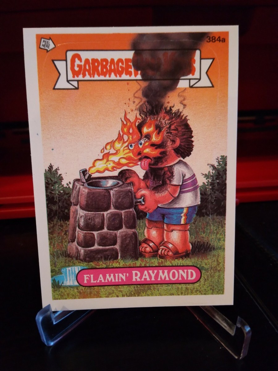 Flamin' Raymond 384a Garbage Pail Kids series 10 GPK OS10